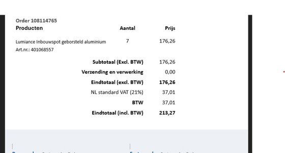 Image 1 of 7 focos Lumiance completamente nuevos, de aluminio cepillado