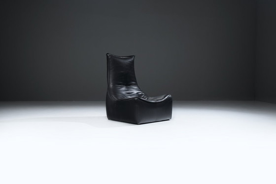 Image 1 of Vintage The Rock Lounge Chair with new leather by Gerard Van Den Berg - Montis