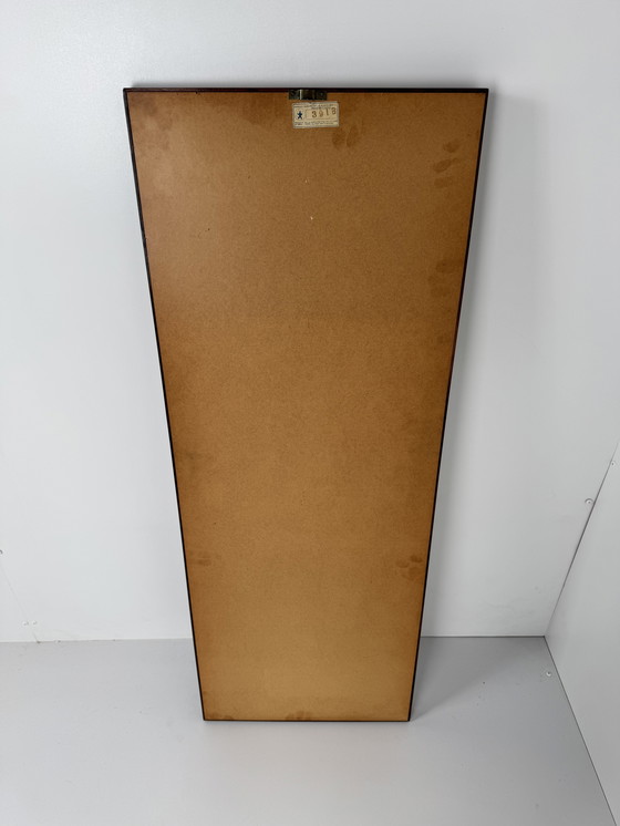 Image 1 of Specchio da parete in palissandro danese: eleganza scolpita di metà secolo