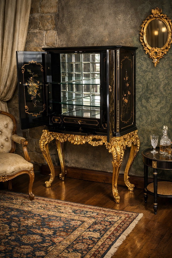 Image 1 of Meubles Jansen Chinoiserie cocktail kast
