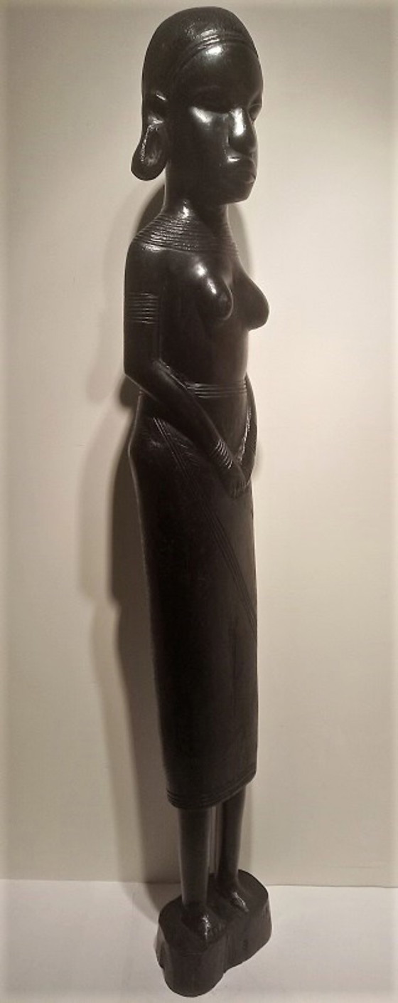 Image 1 of Très grande sculpture en ébène