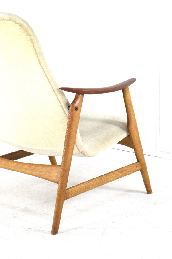 Frode Braathen and Hans Brattrud for Dokka Möbler Armchair Model 500 - Lowback Armchair – Dokka mobler, Wood (photo 5 of 18)
