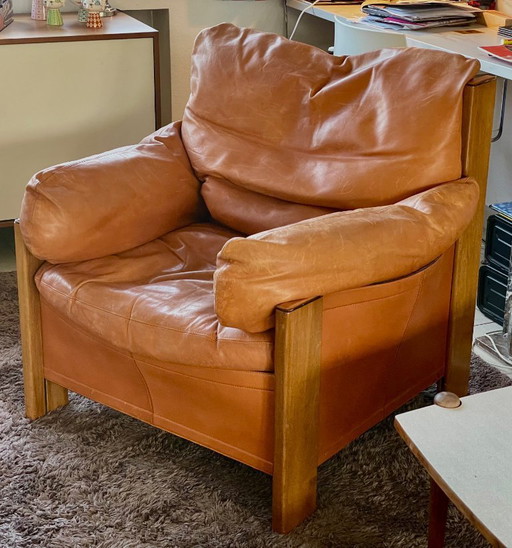 Afra & Tobia Scarpa Bergère Armchair for MaxAlto
