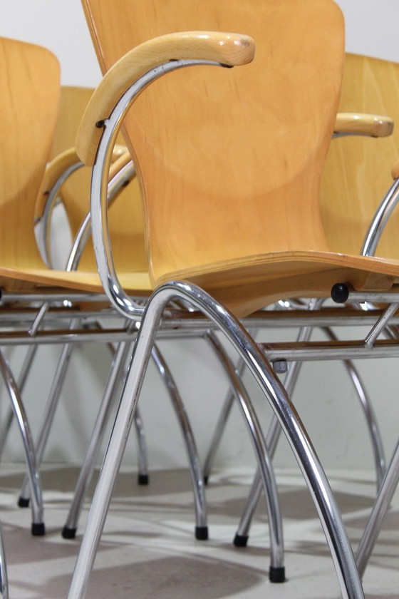 Image 1 of 6 sedie da pranzo vintage Kimball Bingo