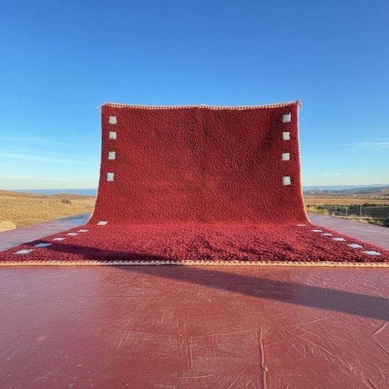 Image 1 of Tapis en laine naturelle traditionnelle marocaine 300x400 cm