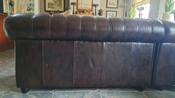 Image 1 of Canapé d'angle Chesterfield