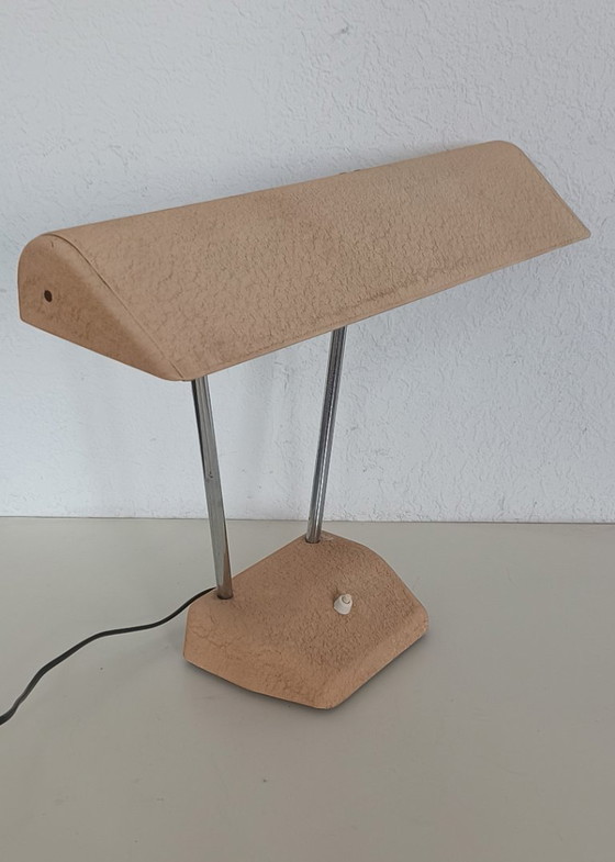 Image 1 of Lampada da notaio anni Cinquanta con lacca termoretraibile