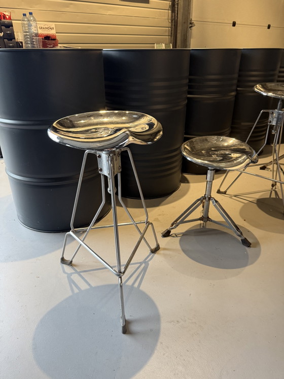 4 Design Krukken Yasu Sawamoto – Dulton Co., Sgabelli, Metal, Chrome (photo 5 of 6)
