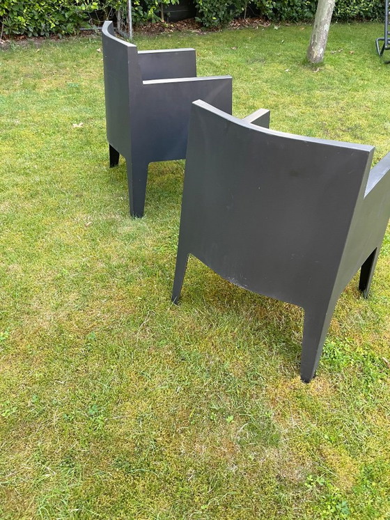 6 sillas Toy Driade Philip Starck negras – Sillas y sillones, Plastic (photo 11 of 15)
