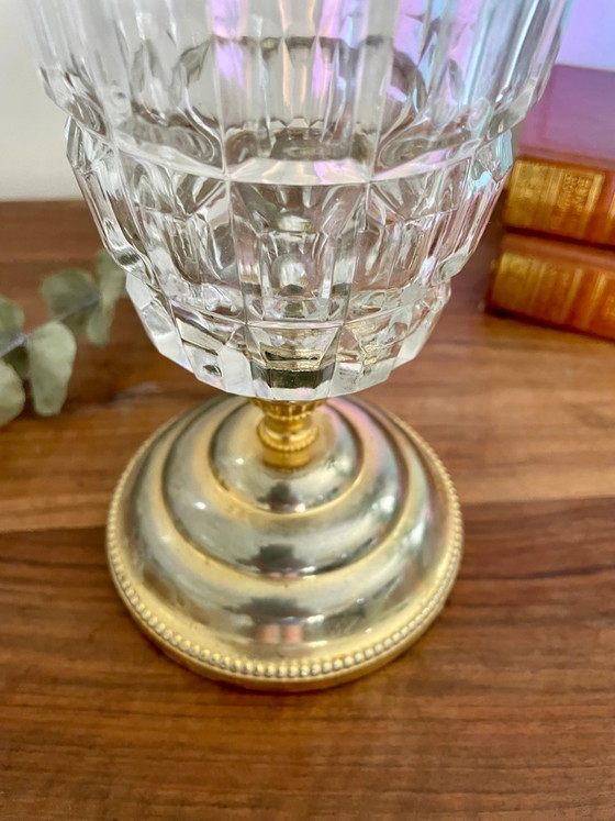 Bombonera grande de cristal y metal dorado – Objetos decorativos, Glass, Vintage (photo 3 of 5)