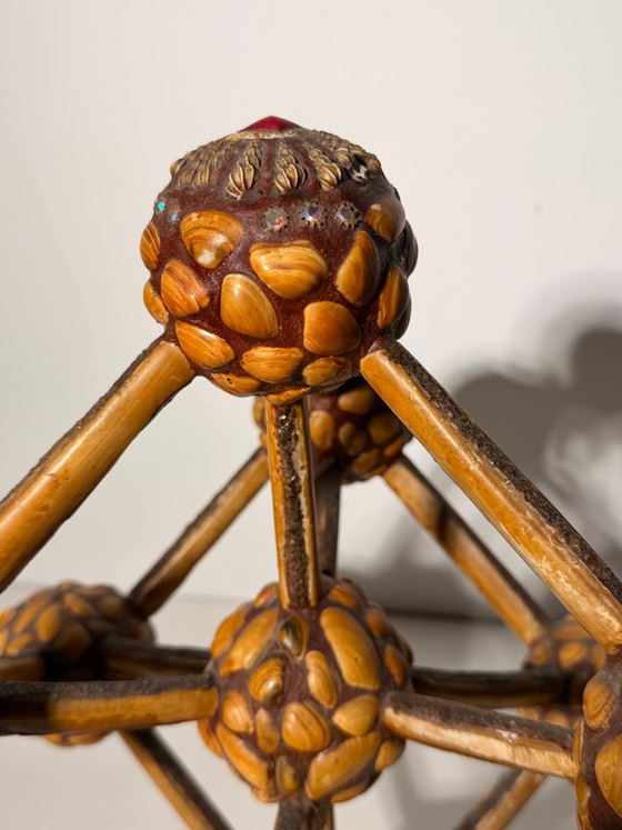 Vintage Handmade Atomium Folk Art Model – Brussels Expo 58 – Decoration (photo 7 of 7)
