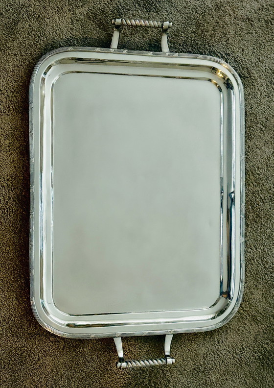 Image 1 of PLATEAU PLAQUÉ ARGENT EICHHOLTZ