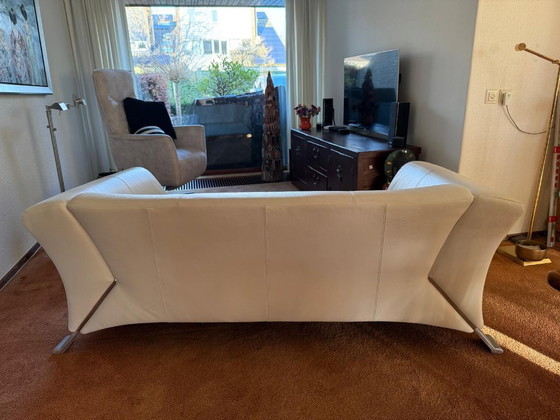 Image 1 of 2.5-seater sofa Rolf Benz - leather - white
