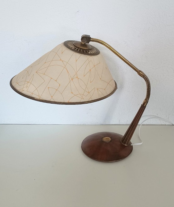 Lampada da scrivania anni Cinquanta domata – Temde, Lampade da scrivania, Metal, Wood (photo 9 of 10)