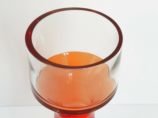 IMPORTANT MURANO GLASS VASE, 1960s VINTAGE, EXCELLENT QUALITY