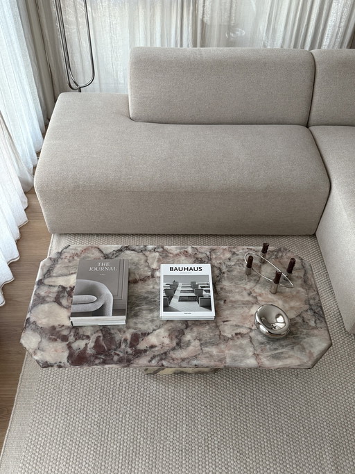 Vintage marble coffee table, Italy 1970