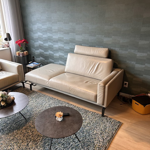 Leolux Bellice Chaos Lounges – Weißes Leder