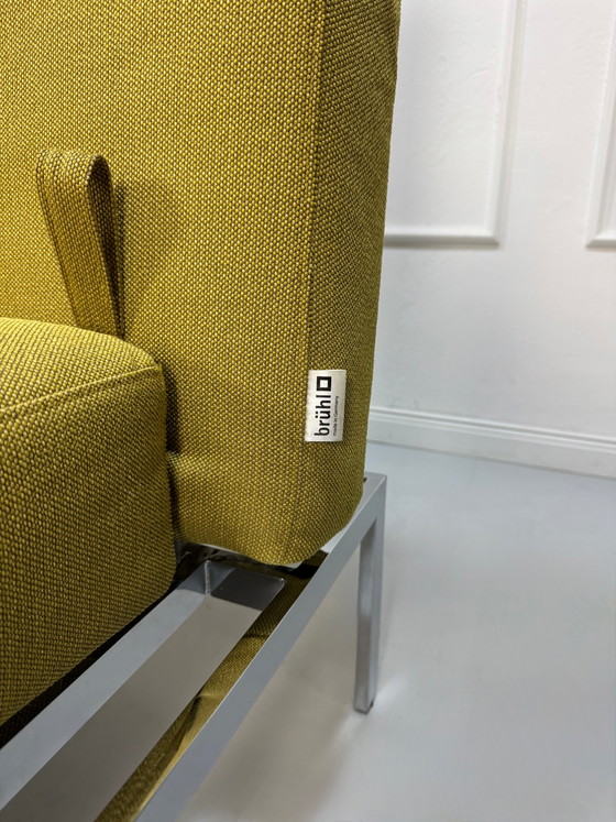 Image 1 of Brühl Roro Soft Sofa Stoff Grün Schlafsofa