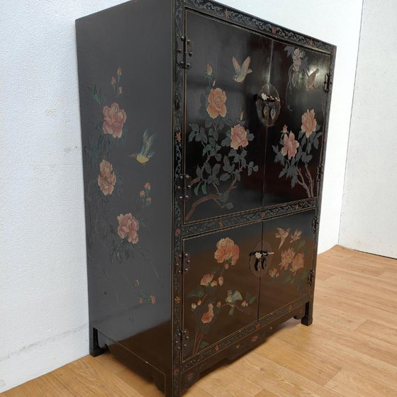 armoire nuptiale chinoise vintage, armoire à porcelaine, armoire buffet. Style chinois Japandi – Vaisseliers (photo 8 of 15)