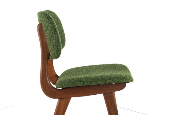 Image 1 of Set di 4 sedie da pranzo imbottite vintage