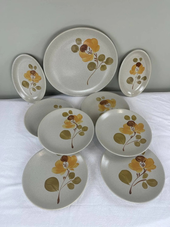 Handbemaltes Steingut Geschirr – Porcelain, Vintage (photo 2 of 9)