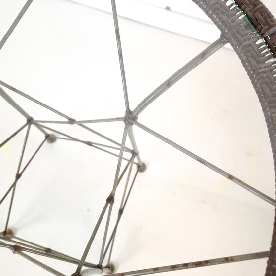 Image 1 of Vintage Yuzuru Yamakawa fauteuil met salontafel