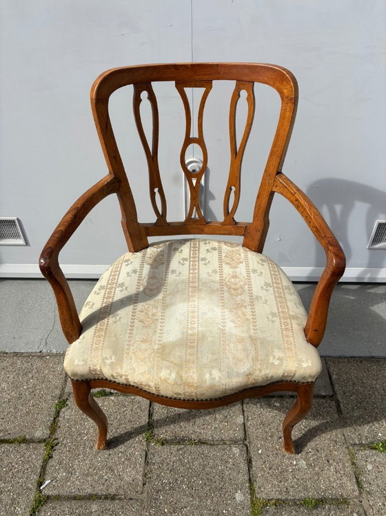 Image 1 of Sillón antiguo, silla auxiliar, barandilla de puente