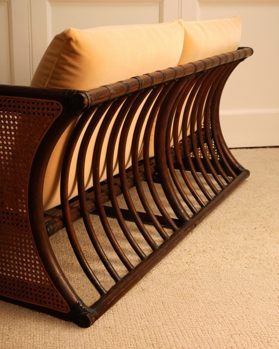 Image 1 of Bamboo sofa - Italy 1970s