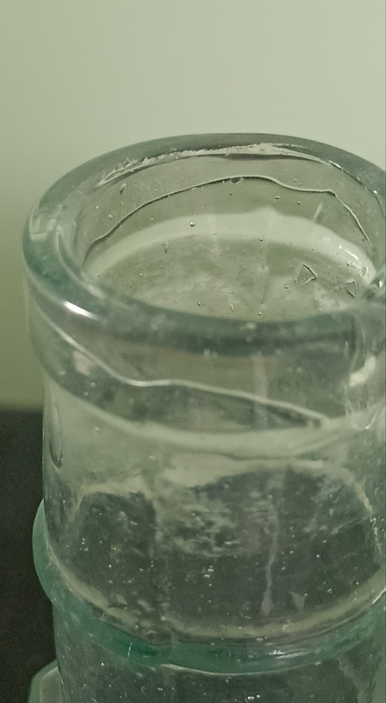 Image 1 of Rara bottiglia da farmacia ottagonale francese – soffiata a mano (ca. 1850–1865)