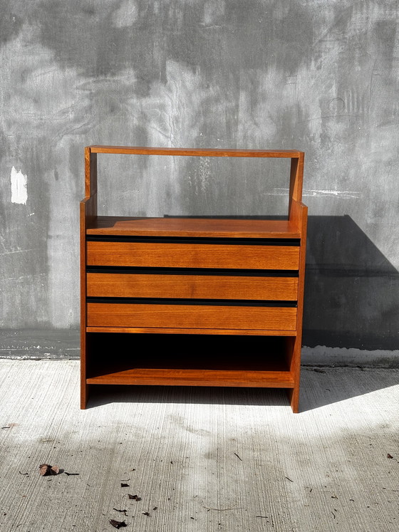 Image 1 of Vintage Poul Cadovius KLM kast – Scandinavisch design – teak – jaren 60
