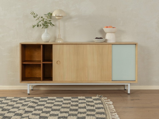 Image 1 of 60s Sideboard with Sliding Doors by Lothar Wegner
