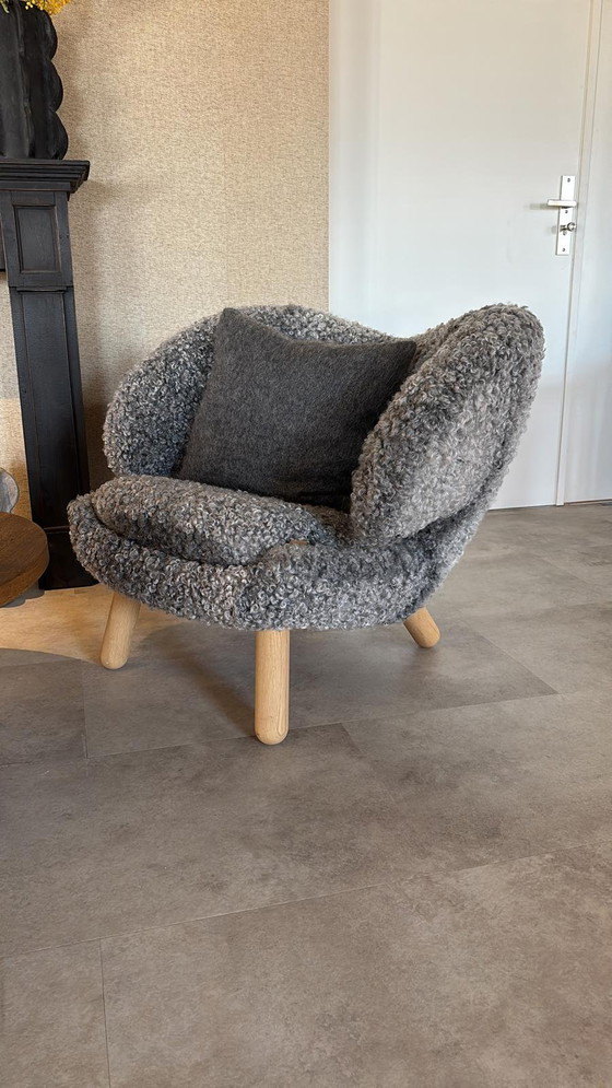 Image 1 of Sedia Pelican di Finn Juhl in pecora Gotland