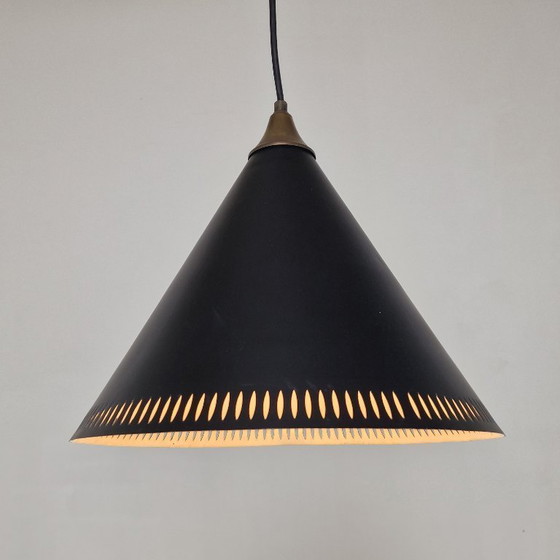 Image 1 of Bent Karlby für Lyfa, „Kegle“ Pendelleuchte, Dänemark, 1970er Jahre