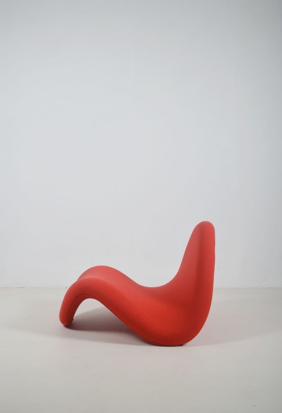 Image 1 of Red F577 Tongue designed by Pierre Paulin for Artifort