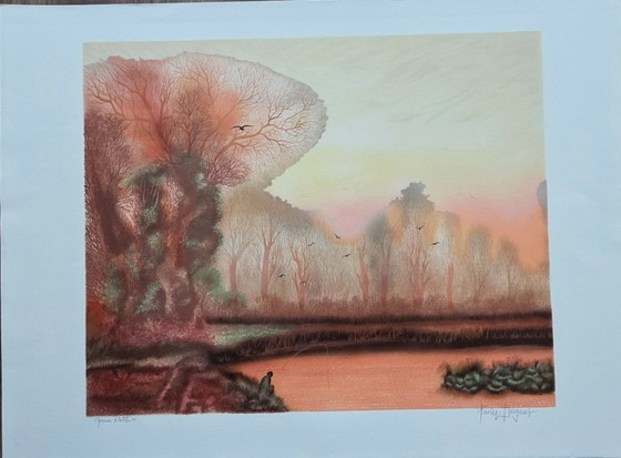 Image 1 of Degans Xavier (1949-) - Litografia Prova d'artista