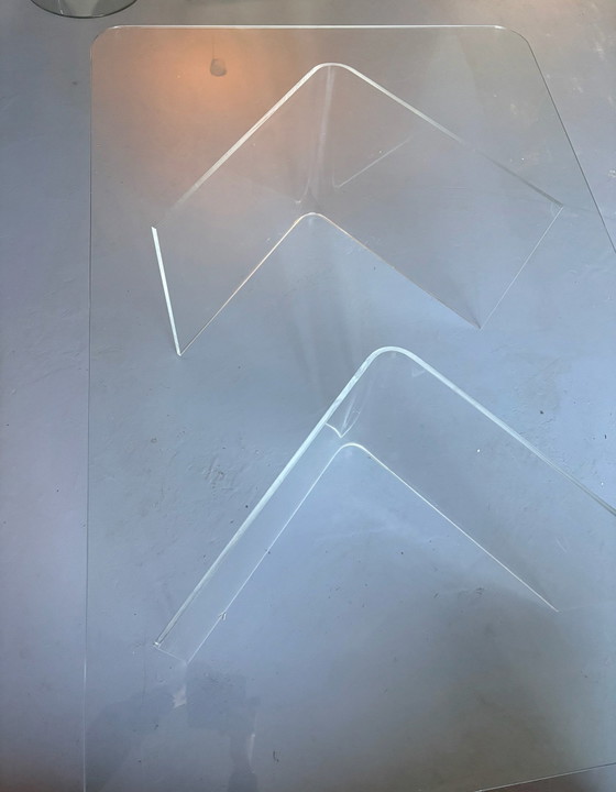Large Coffee table glass and plexi – Plexiglass (photo 2 of 5)