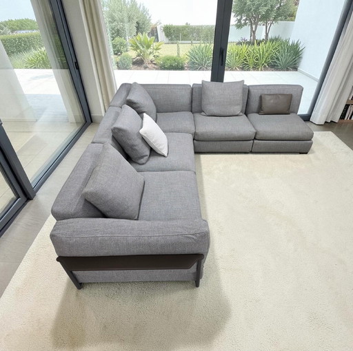 Canapé d'angle modulable Flexform Zeno Antonio Citterio 285cm