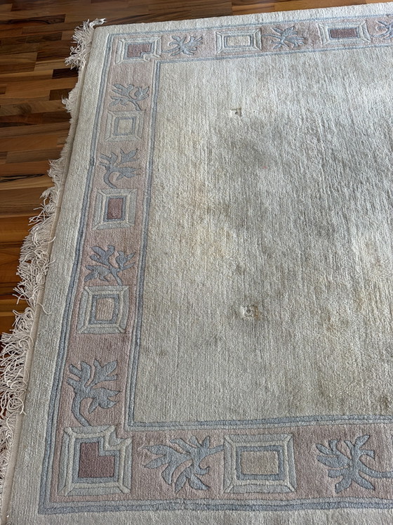 Image 1 of Handgeknüpfter Wollteppich aus Tibet/Nepal