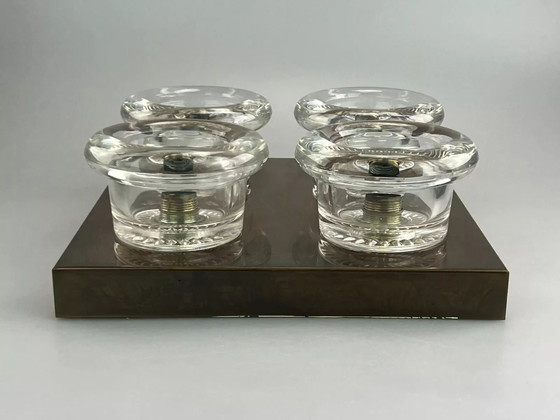 Image 1 of 60's 70's Plafonnier Applique Frères Cosack Luminaires Space Age Design