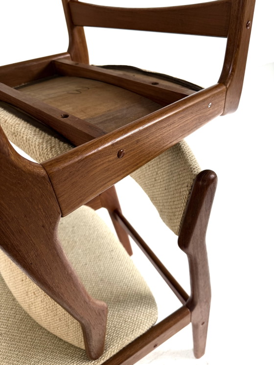 Image 1 of 10x vintage dining chair, Erik Buch '60