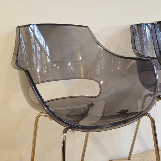Image 1 of Vintage Space Age Opal plastic chairs