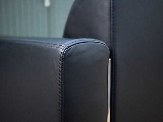 Image 1 of Artifort Mare | Sofá de diseño de piel de 2,5 plazas | Negro