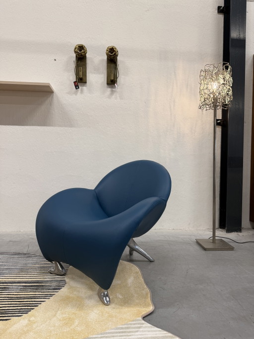 Leolux Papageno Sessel Blau Leet