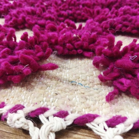 Image 1 of Berberteppich Rosa Moderner Stil – Handgewebte Wolle (276×200 cm)