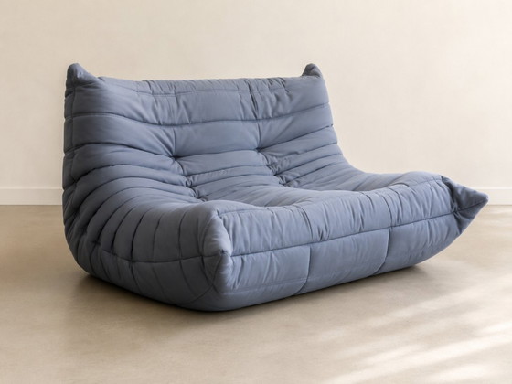 Image 1 of Togo 2-zitsbank - Ligne Roset - Antracietgrijs
