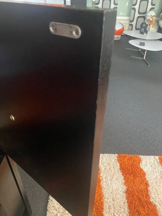 Image 1 of Alter schwarzer De Coene Wandschrank