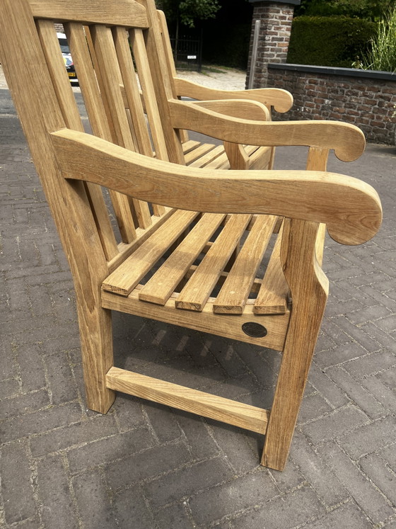 4 wunderschöne, robuste Teak-Gartenstühle von Teak and Garden Lancaster – Wood (photo 2 of 5)