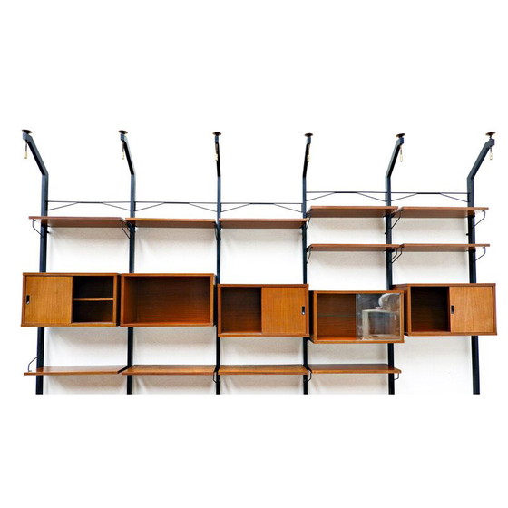 Image 1 of Vintage teak wall unit by Ico Parisi 1960