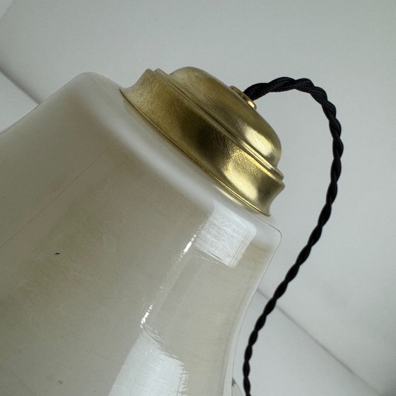 VECCHIA LAMPADA A SOSPENSIONE SPACE-AGE 1960 VINTAGE – Lampade a sospensione, Vetro (photo 6 of 12)