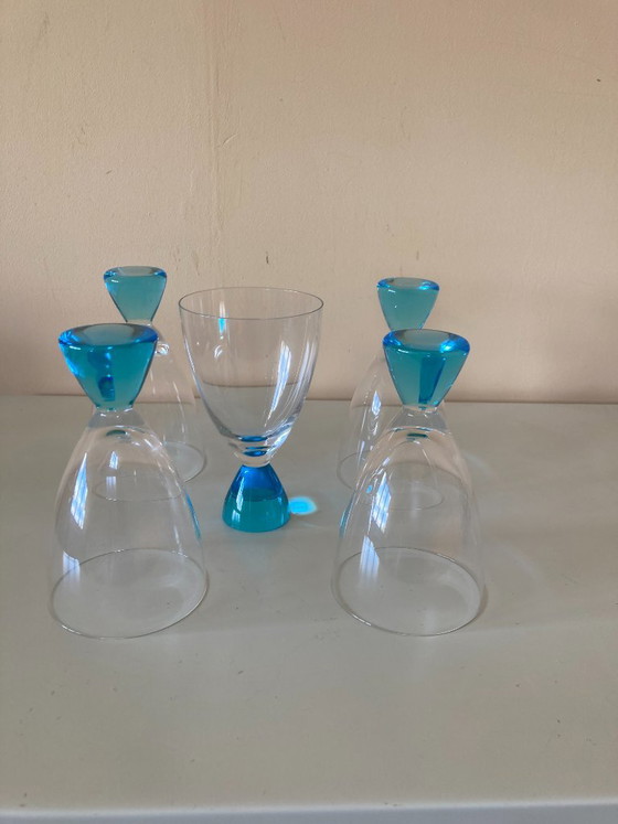 5 bicchieri da vino Din Don Alessandro Mendini per Alessi – Bicchieri e caraffe, Glass (photo 6 of 7)